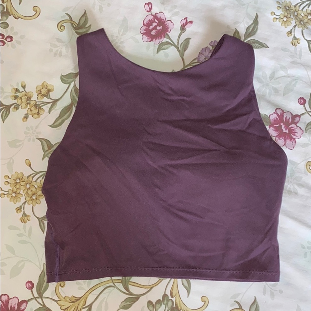 Women's Purple Sleeveless Top